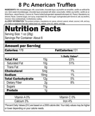 8-piece American Original Truffles