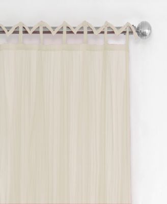 Elrene Greta 50" x 108" Crushed Sheer Curtain Panel