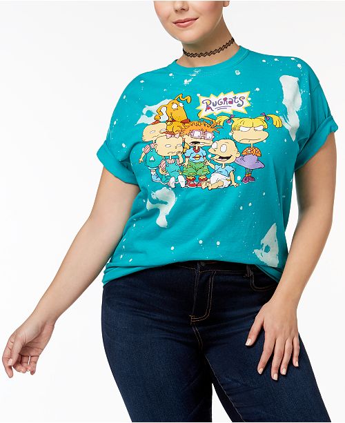 Hybrid Plus Size Cotton Rugrats Graphic T Shirt Reviews Tops Plus Sizes Macy S