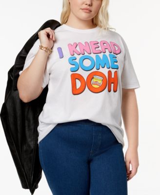 Hybrid - Trendy Plus Size Statement-Print T-Shirt