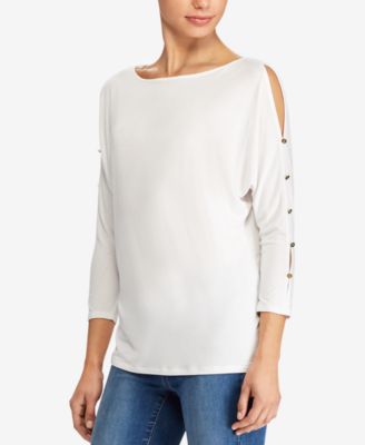 Lauren Ralph Lauren - Cold-Shoulder Top