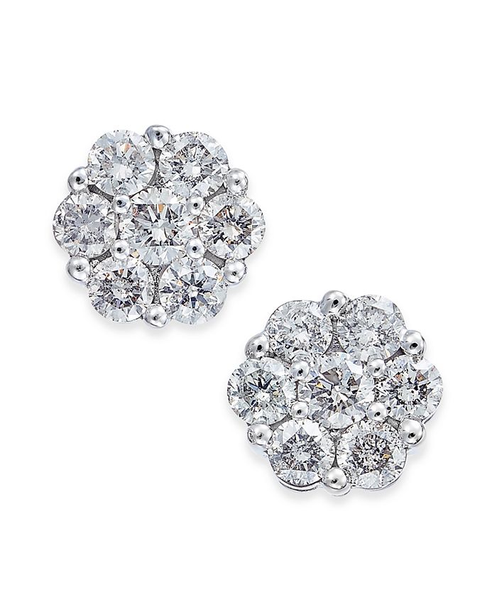 Macys diamond studs clearance