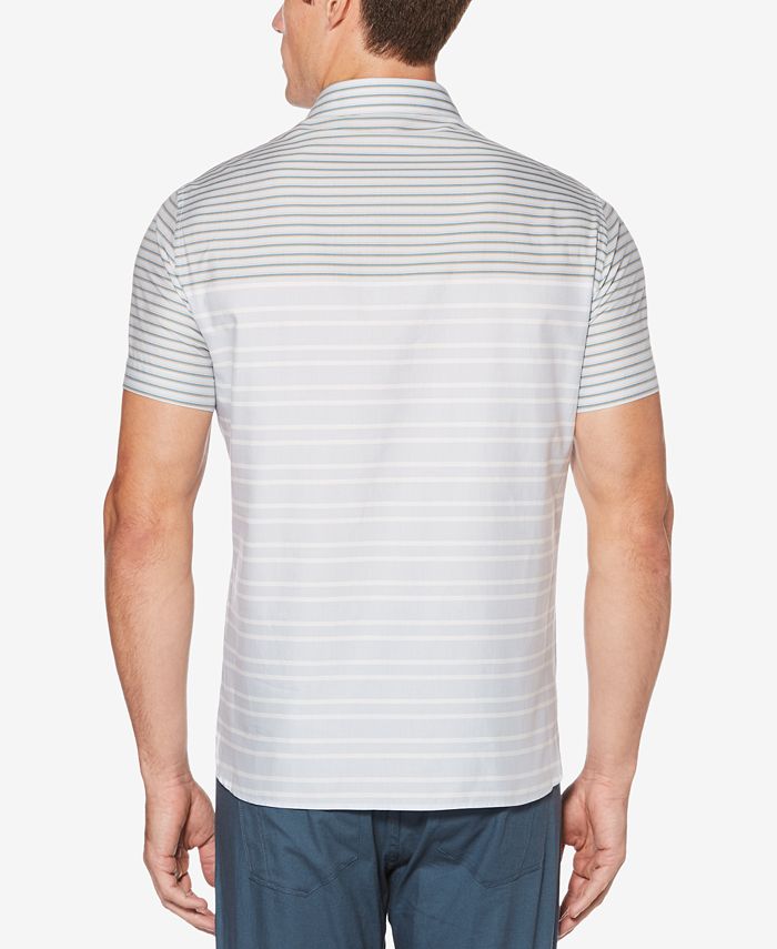 Perry Ellis Men's Engineered Striped Shirt - Macy's