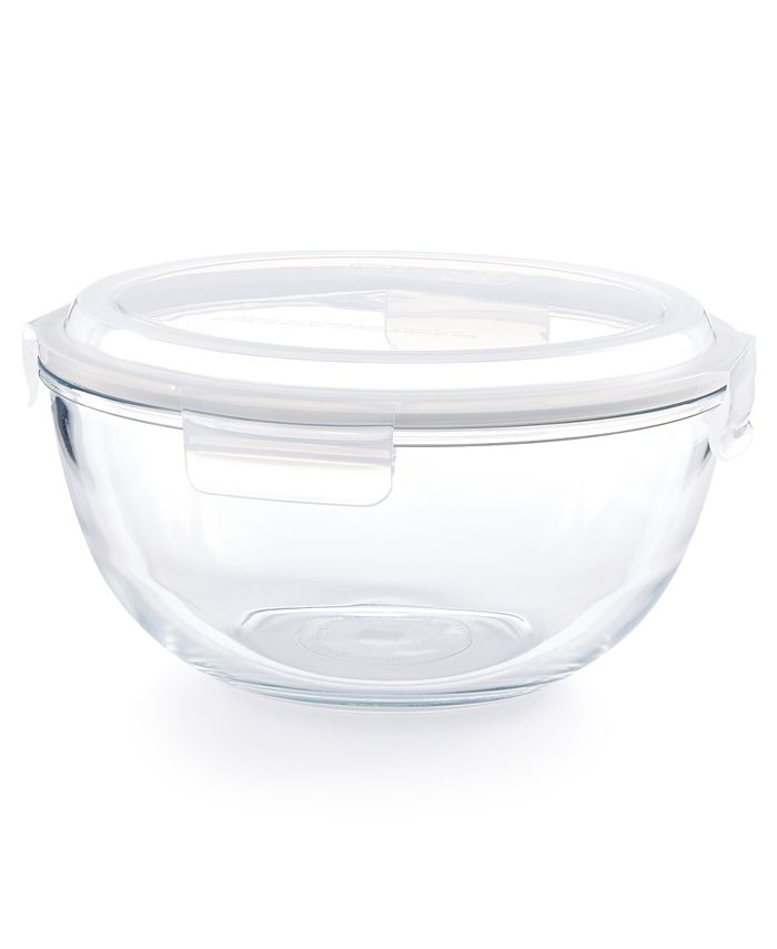 Martha Stewart Collection 3.75Qt. Glass Bowl & Lid, Created for Macy's