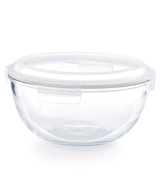 Martha Stewart Collection 3.75-Qt. Glass Bowl & Lid, Created for Macy's ...