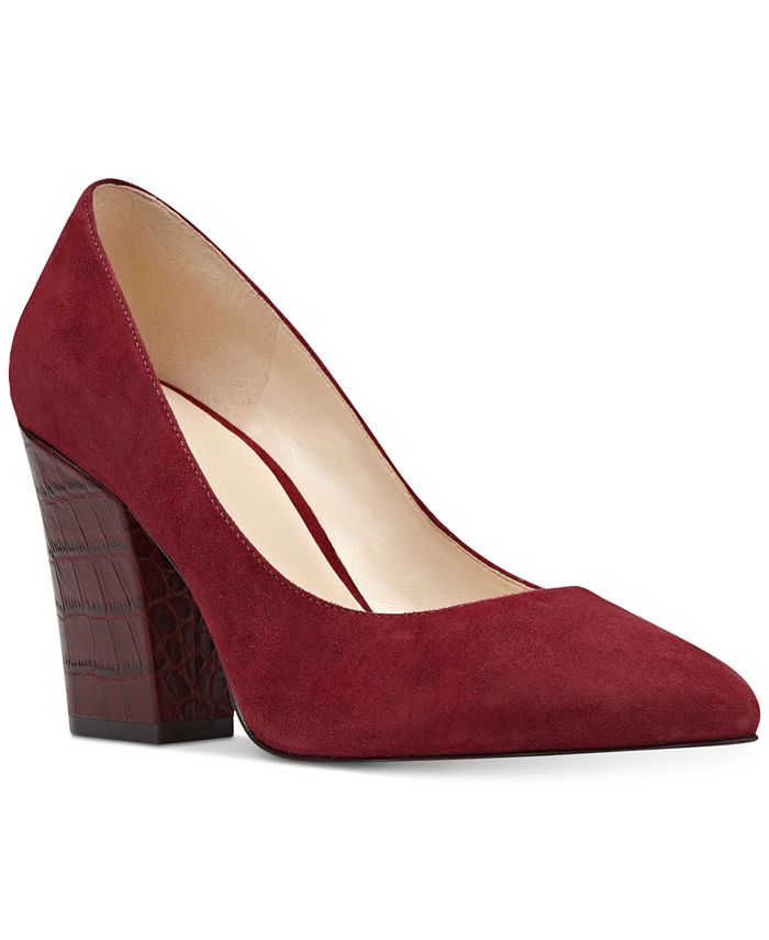 Nine West Scheila Block Heel Pumps Macy s