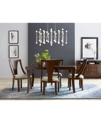 Furniture - Portland Expandable Dining , 5-Pc. Set (Dining Table & 4 Side Chairs), Created for Macy's