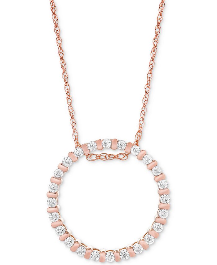 Macy's rose hotsell gold necklace