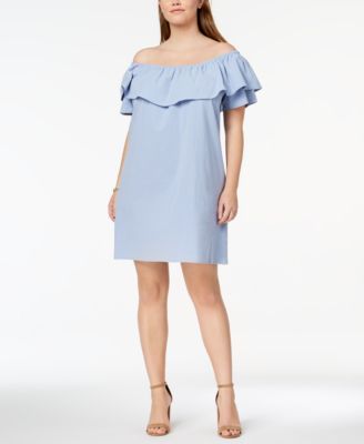 macy's tommy hilfiger plus size dresses