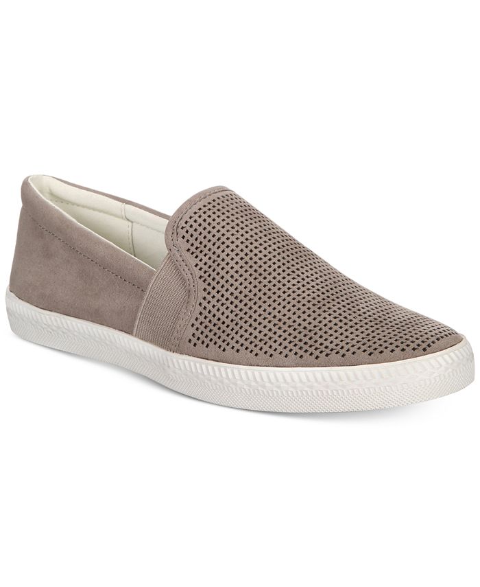 Style & Co Louiza Perforated Slip-On Sneakers, Created for Macy's - Macy's