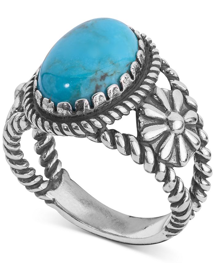 American West - Turquoise Ring (4-1/5 ct. t.w.) in Sterling Silver