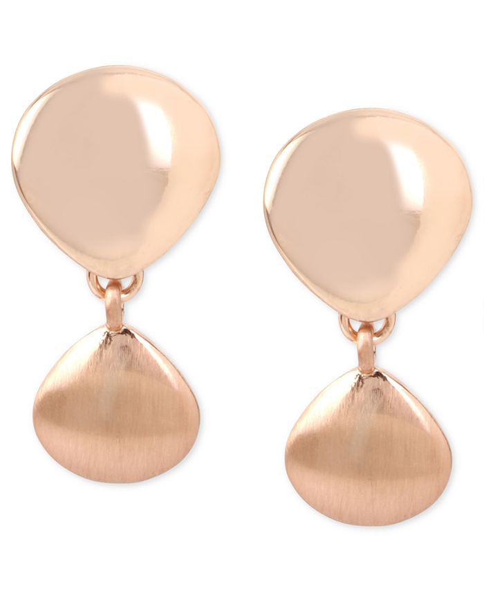 Rose gold clearance earrings macy s
