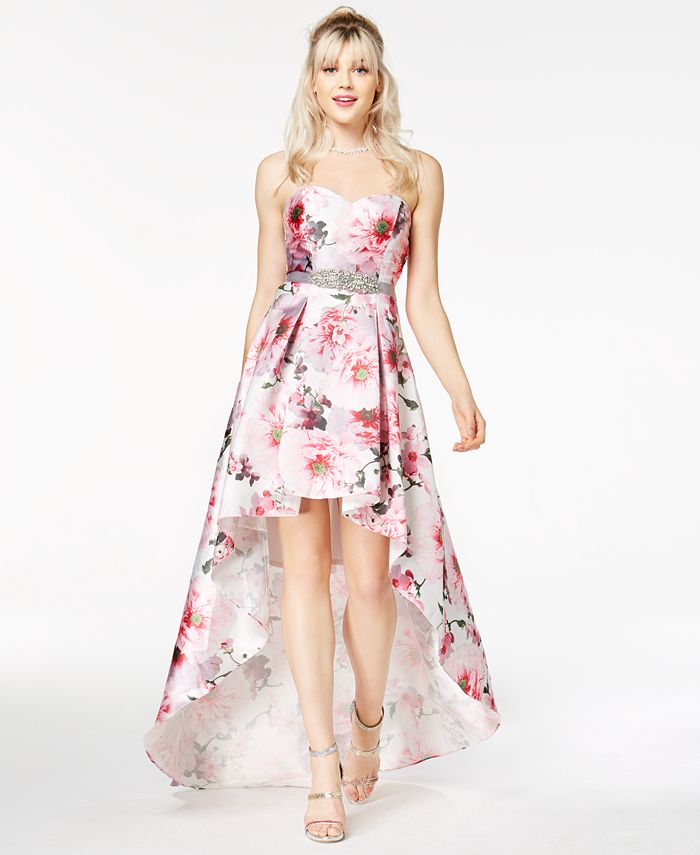 Macy's floral dress sales juniors