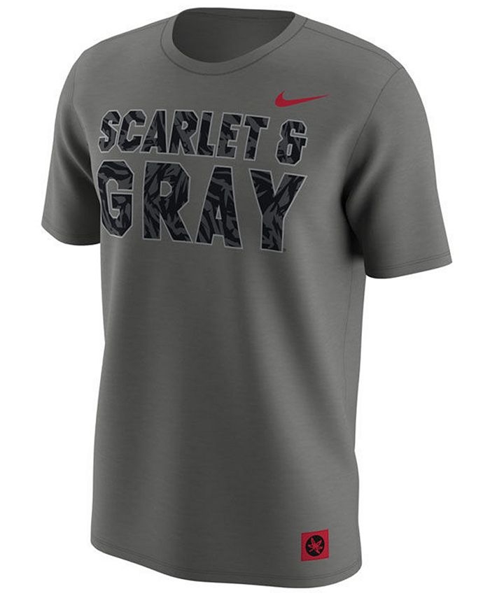 Nike Men's Ohio State Buckeyes Alternate Uniform T-Shirt - Macy's