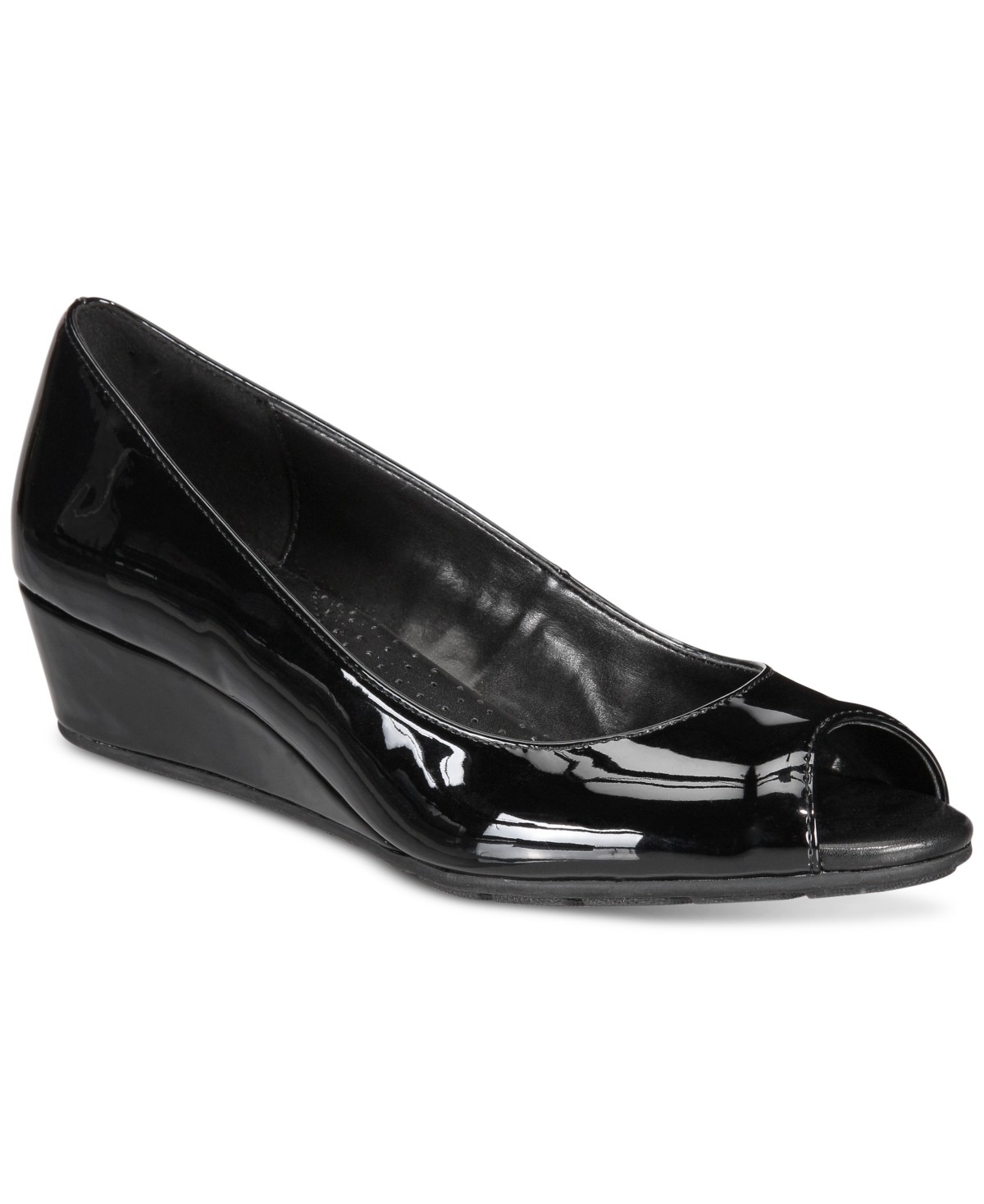 Женские лоферы Bandolino Women's Candra Low Wedge Peep Toe Dress Pumps — фото 1