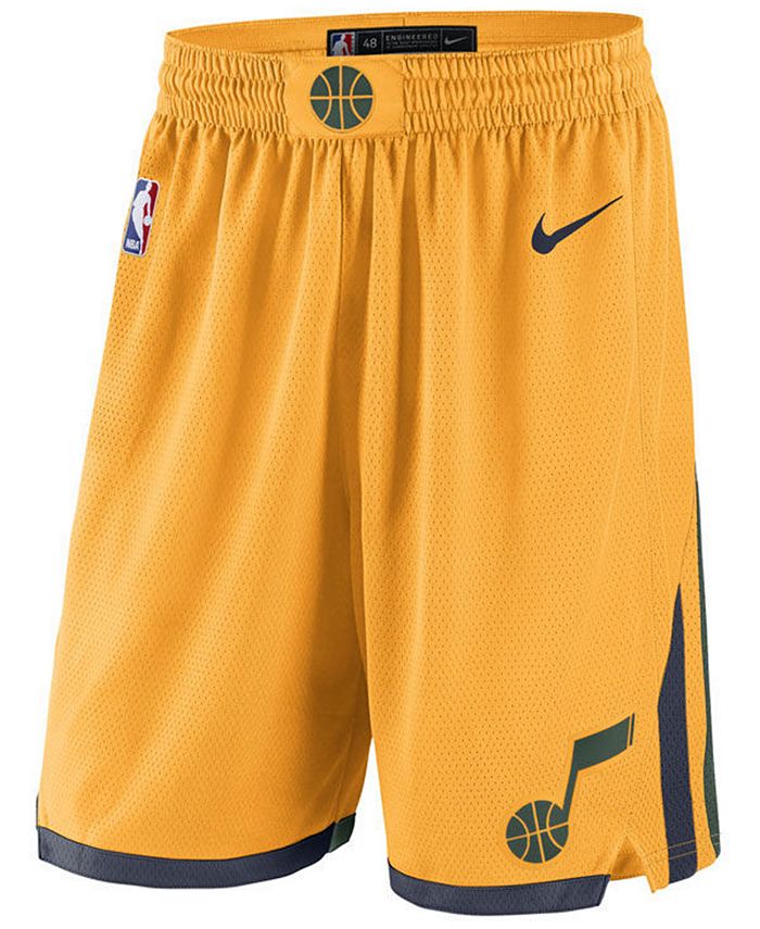 Nike Men's Utah Jazz Statement Swingman Shorts - Macy's
