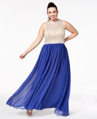 macys plus prom