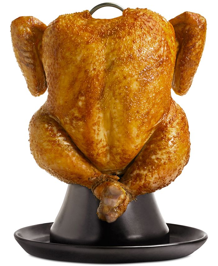 Martha Stewart Collection Ceramic Chicken Roaster, Created for Macy's