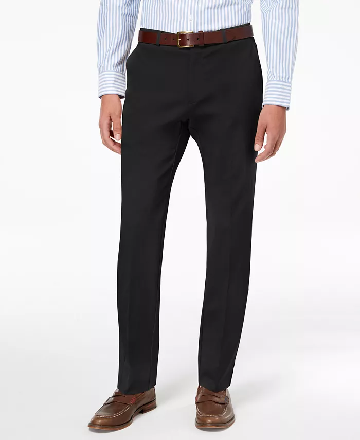 Men's Modern-Fit TH Flex Stretch Solid Performance Pants - thumbnail 3