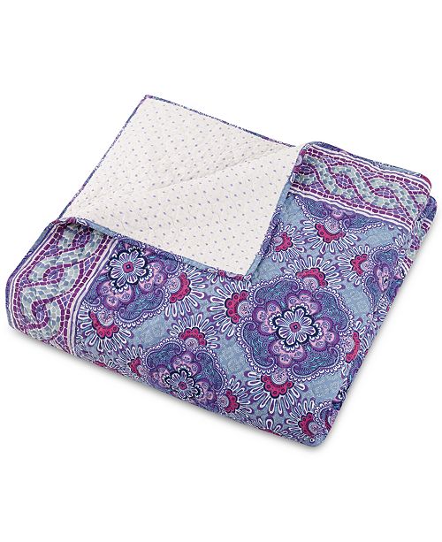 Peking Handicraft Inc Vera Bradley Purple Passion Twin Quilt