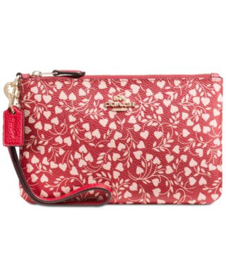 COACH - Boxed Love Leaf Small Wristlet