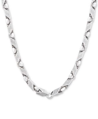 Macys mens store silver chain