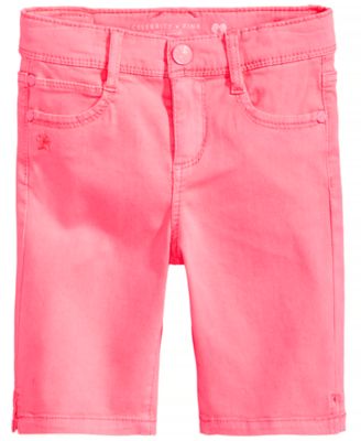 Celebrity Pink Twill Bermuda Shorts Little Girls Macy s