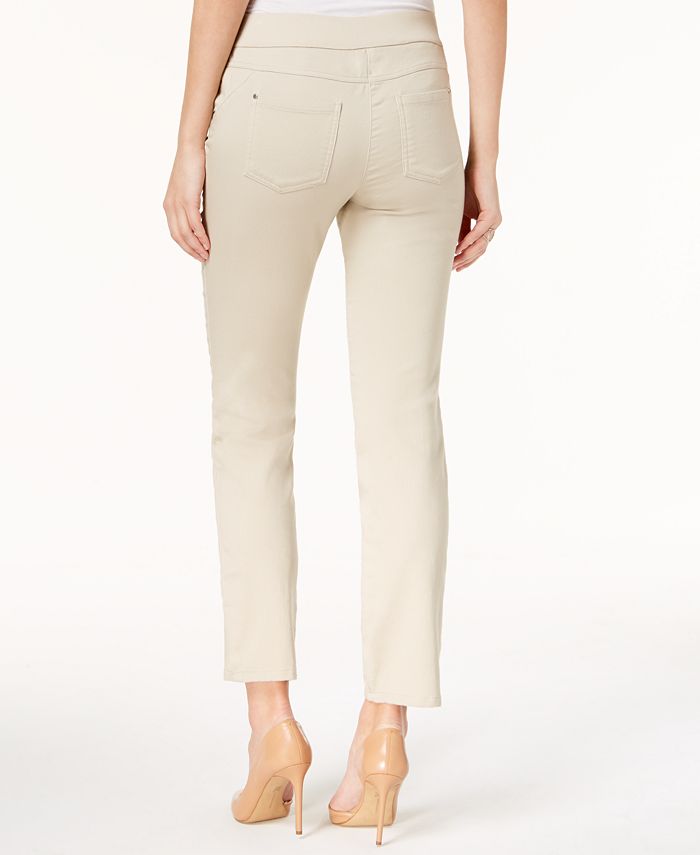 JM Collection Super-Stretch Pull-On Pants, Created for Macy's & Reviews ...