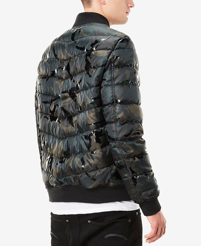 GStar Raw Men's Meefic Quilted Camo Bomber Jacket Macy's