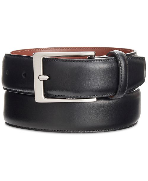 alfani Perry Ellis Portfolio Men's Leather Dress Belt Men's Fashion & Accessories