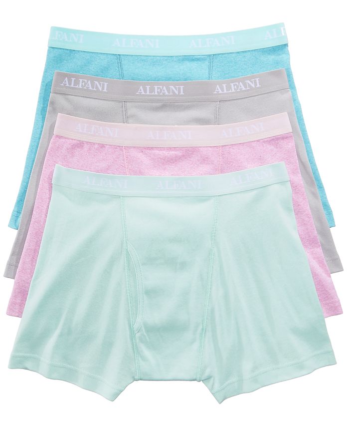Alfani Men's 4Pk. Cotton Boxer Briefs, Created for Macy's Macy's