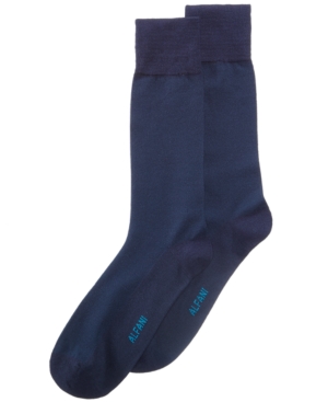 Alfani Men's Pique Solid Dress Socks Created for Macy's
