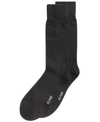 Alfani Men's Piqué Solid Dress Socks, Created for Macy's - Macy's
