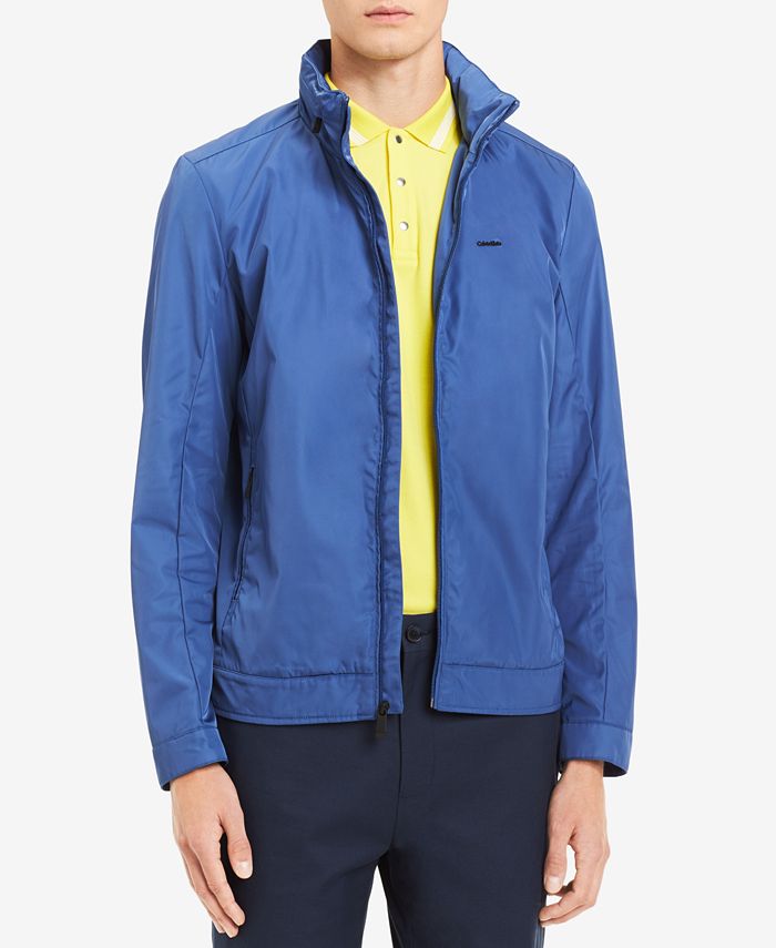 Calvin Klein Men's Full-Zip Jacket with Zip-Out Hood & Reviews - Coats ...