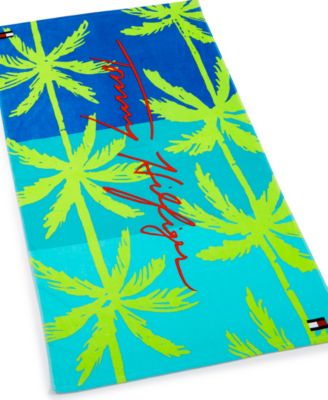 Tommy Hilfiger - Cotton 35" x 66" Printed Beach Towel