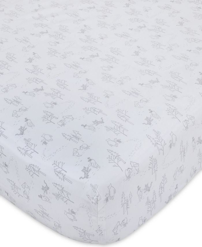 Disney A Day With Pooh Crib Sheet Macy s