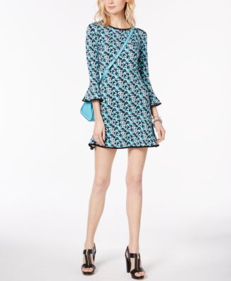 michael kors bell sleeve dress