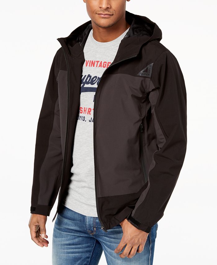 Superdry Men's Fleet Cagoule Zip-Front Hooded Jacket - Macy's