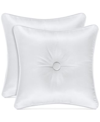 Astoria White Decorative Pillow, 16" x 16" image