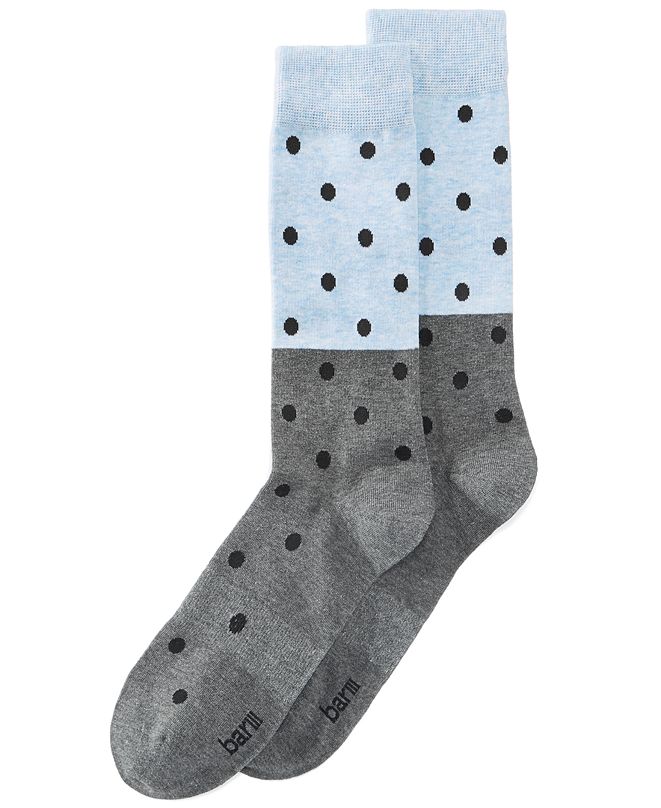 Bar III Men's Colorblocked Dotted Socks, Created for Macy's & Reviews
