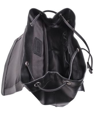 Hagen Leather Laptop Backpack
