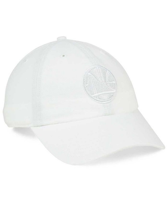 '47 Brand Golden State Warriors White CLEAN UP Cap - Macy's