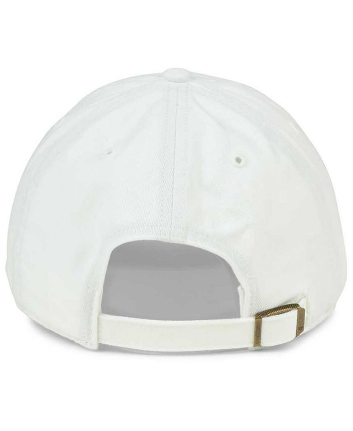'47 Brand Los Angeles Lakers White CLEAN UP Cap - Macy's