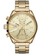Diesel Mens Gold Watches: Shop Mens Gold Watches - Macy's