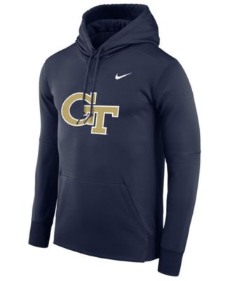 Nike Men s Georgia Tech Therma Logo Hoodie Macy s