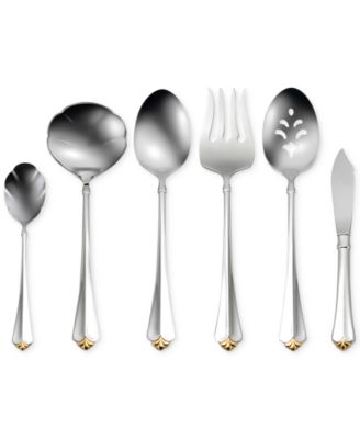 Oneida - Golden Juilliard 6-Pc. Flatware Serving Set