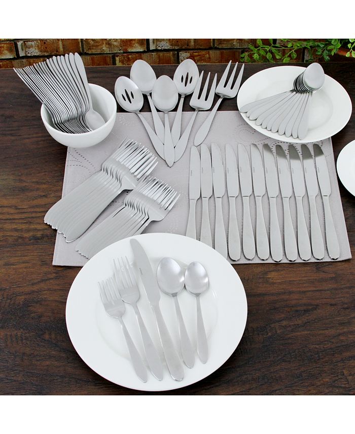 Oneida Taylor 78Pc. Flatware Set, Service for 12, Created for Macy's Macy's
