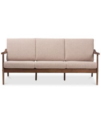 Ambelin 72" Faux Leather Sofa