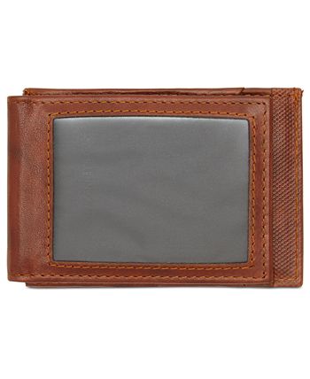 Kenneth Cole Reaction - Men's Crunch Magnetic Front-Pocket Leather Wallet