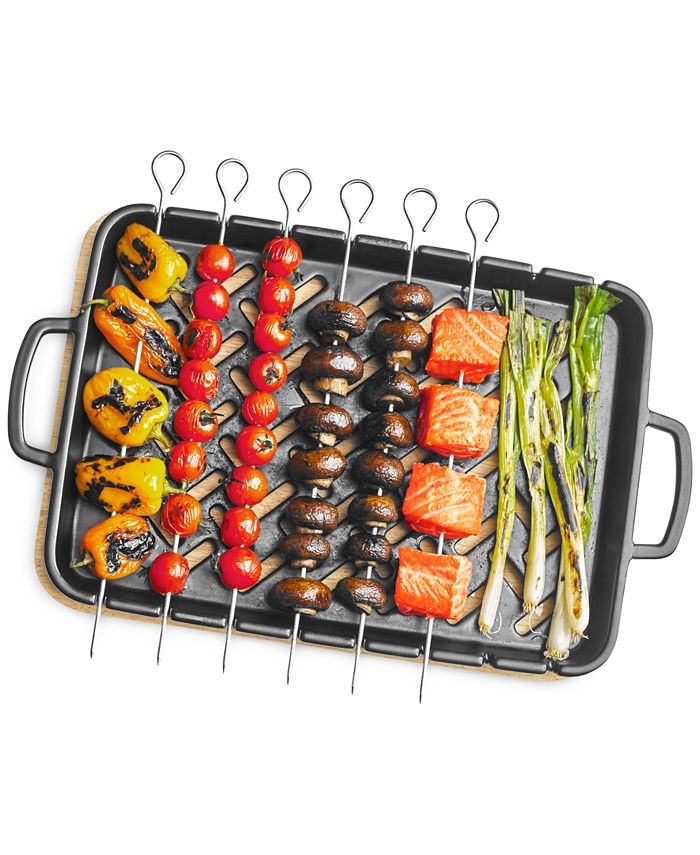Martha Stewart Collection Skewer Grill Plate, Created for Macy's - Macy's